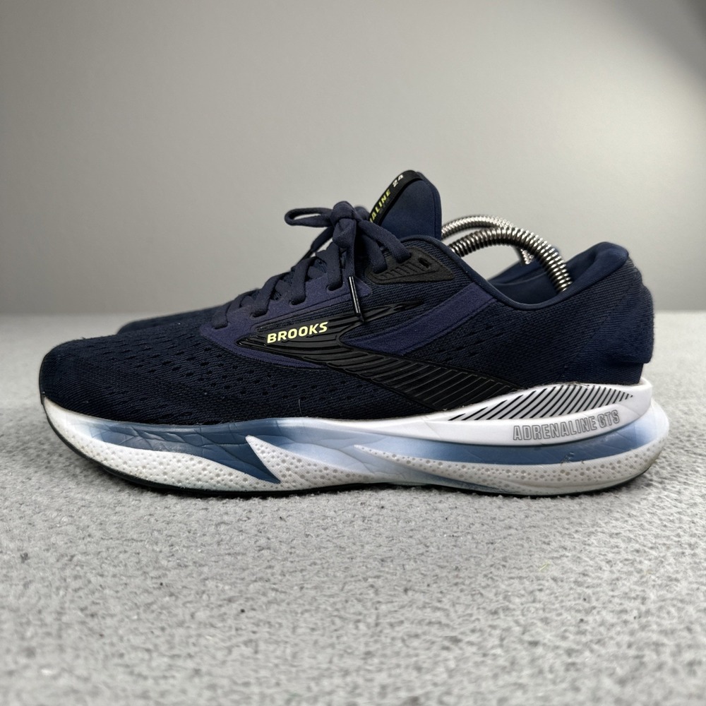 Brooks Adrenaline GTS 24 Running Shoes Men 8.5D Medium Navy Blue 1104371D423